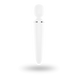 Вібромасажер Satisfyer Wand-er Woman (White/Chrome), водонепроникний, потужний, розмір XXL фото 4