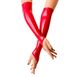 Вінілові міттинки Art of Sex - Lora довгі, размер M, колір червоний фото 2