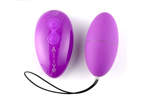 Виброяйцо Alive Magic Egg 2.0 Purple с пультом ДУ, на батарейках фото