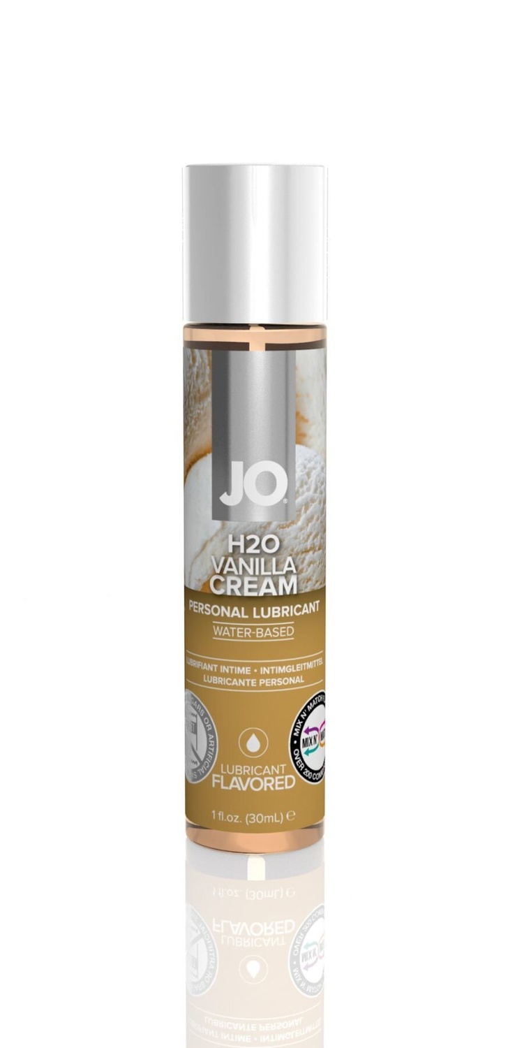 Смазка на водной основе System JO H2O - Vanilla Cream (30 мл) без сахара, растительный глицерин фото